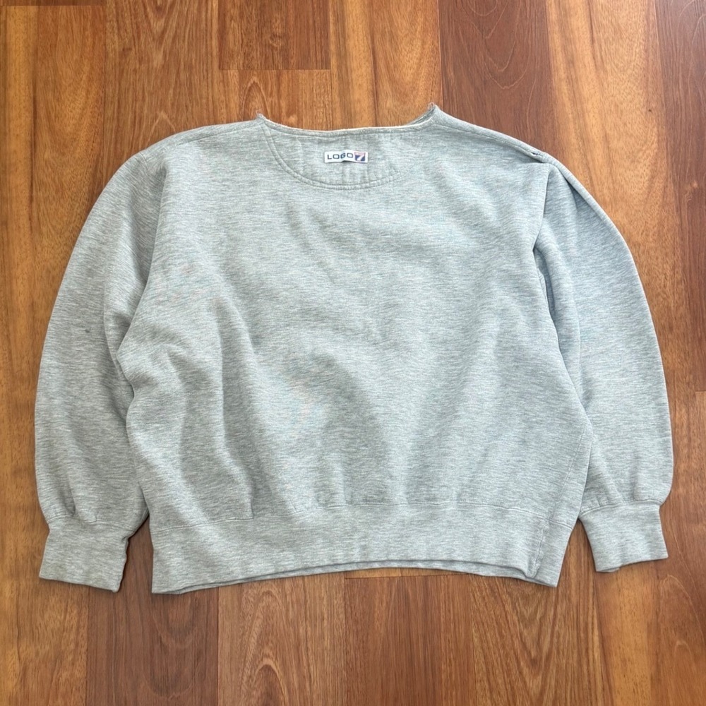 Vintage 90s Logo 7 Miller Lite NFL Player of the Year Giants Sweatshirt Size XL - Picture 4 of 8